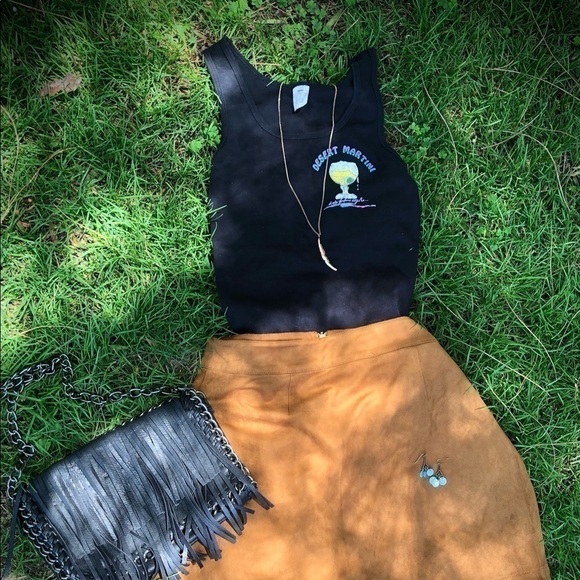 Black tank top “Desert Martini” - Picture 4 of 4